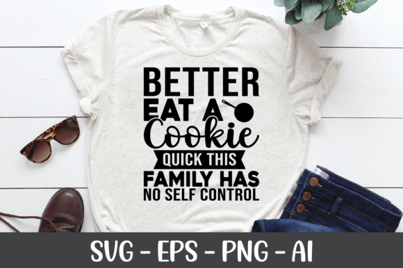 Better Eat a Cookie Quick This Family Embroidery