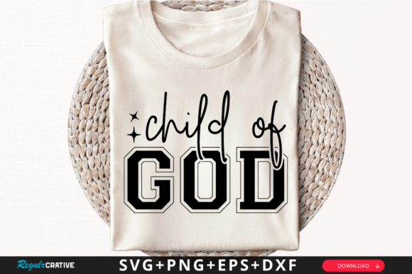 Child of God SVG Design for Crafts and Graphics