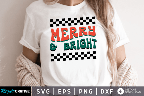 Merry Bright SVG DESIGN for Graphics and Crafts